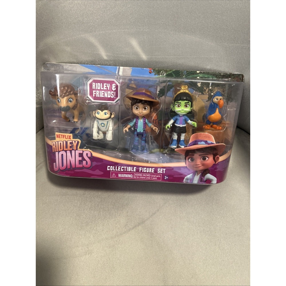 Netflix Ridley Jones Collectible Figure Set 5-Pack of Ridley Jones & Friends